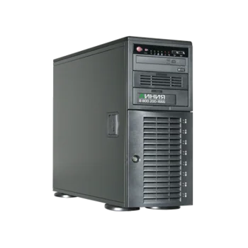 Видеосервер Линия NVR-48 SuperStorage для IP-видеокамер. Количество каналов: видео - 48, аудио - 48, до 8 HDD, до 2 мониторов.